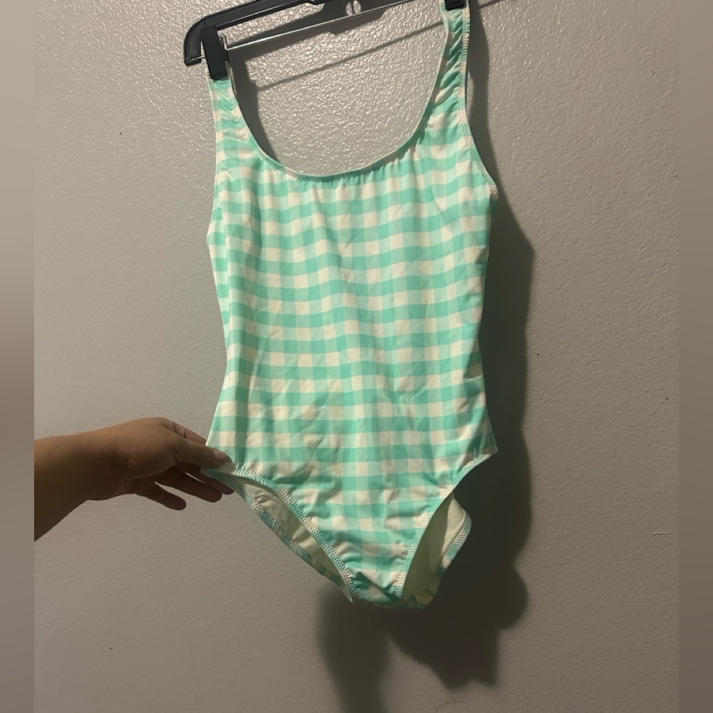 Solid & Striped Mint Checkered One-Piece Swimsuit - image 6